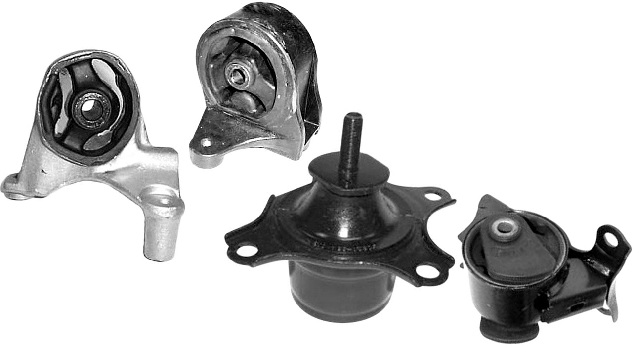 KIT-170426-70 4-Piece Kit Front and Rear OE Replacement Series Motor Mount, 4-Piece Kit, Includes (3) Motor Mount and (1) Transmission Mount