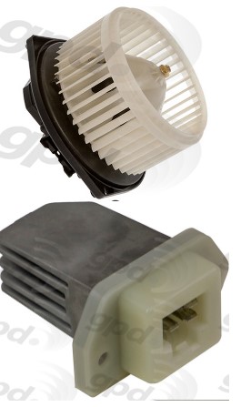 KIT-201009-298 2-Piece Kit Blower Motor, Includes (1) Blower Motor and (1) Blower Motor Resistor