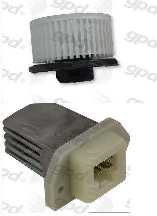 KIT-201009-301 2-Piece Kit Blower Motor, Includes (1) Blower Motor and (1) Blower Motor Resistor