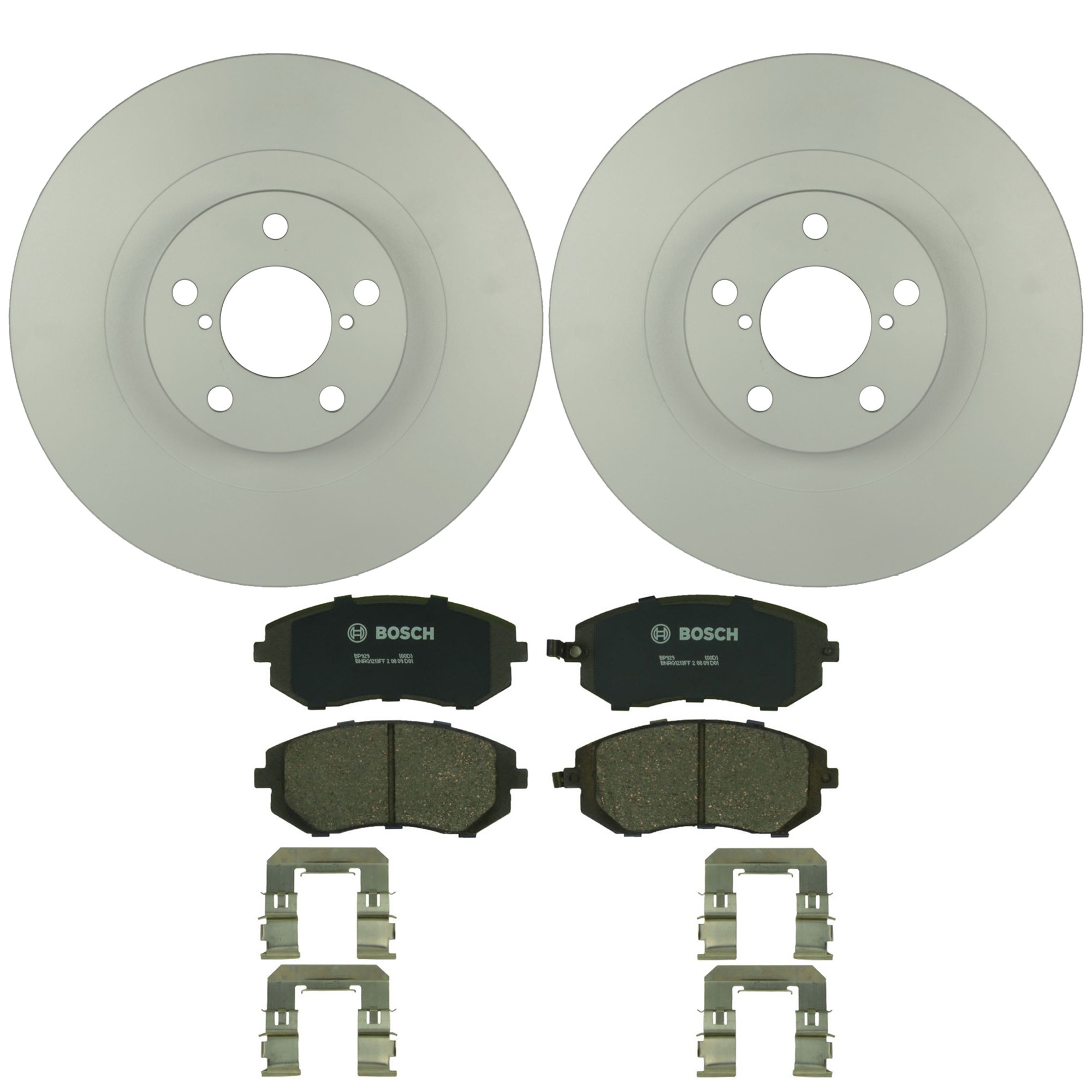 KIT-BS42624-009 2-Wheel Set Front Brake Disc and Pad Kit, 293.3 mm, Includes (2) Brake Disc and (1) Brake Pad Set