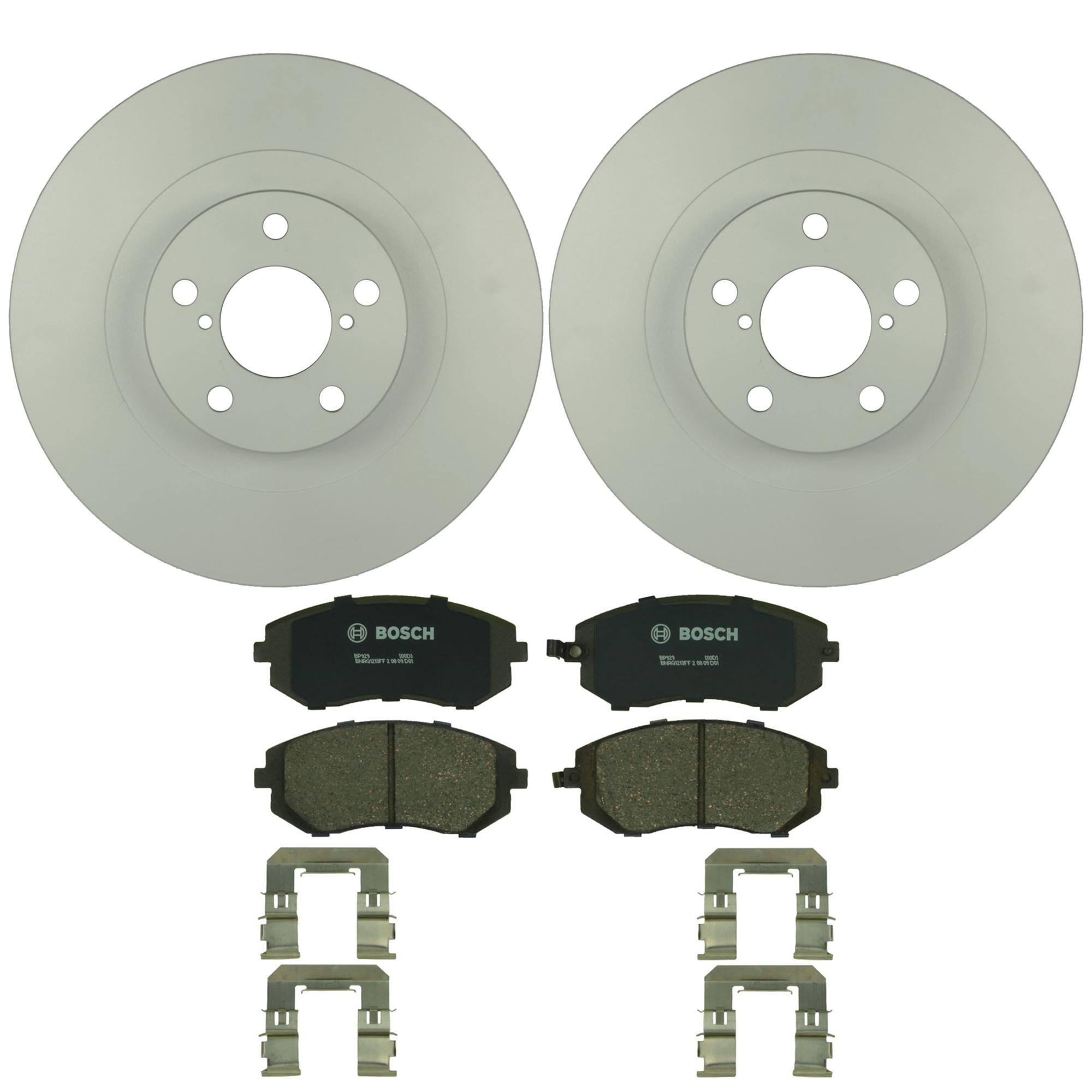 KIT-BS42624-009 2-Wheel Set Front Brake Disc and Pad Kit, 293.3 mm, Includes (2) Brake Disc and (1) Brake Pad Set