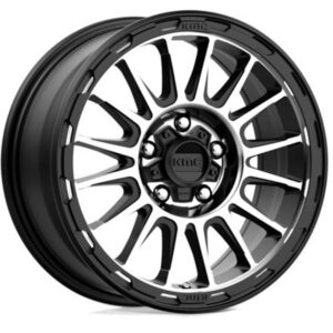 KM54267012530 Aluminum Satin Black Wheel, 16 in. X 7 in., 5 x 4.5 in. Bolt Pattern