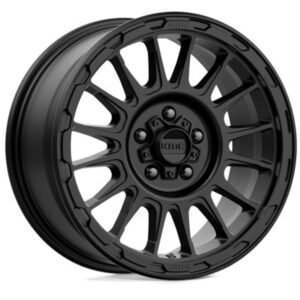 KM54278012735 Aluminum Satin Black Wheel, 17 in. X 8 in., 5 x 4.5 in. Bolt Pattern