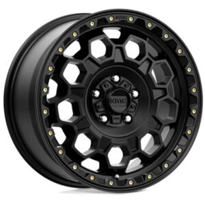 KM54578012735 Aluminum Satin Black Wheel, 17 in. X 8 in., 5 x 4.5 in. Bolt Pattern