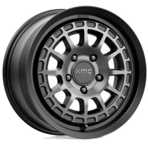 KM71978012435 Aluminum Black Wheel, 17 in. X 8 in., 5 x 4.5 in. Bolt Pattern