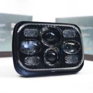 LF268 LED Sealed5 Series Headlight, With bulb(s), Clear Lens, For 5x7" and Common Sizes (H5054, H6054, HP6054)