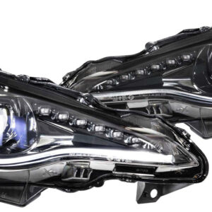 LF470 Position Halogen/LED Combo Headlight, Without bulb(s), Clear Lens, Chrome Interior, XB LED Series