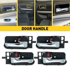 LH RH SET Interior Inside Door Handle Front Rear For 03-08 Toyota Corolla Matrix