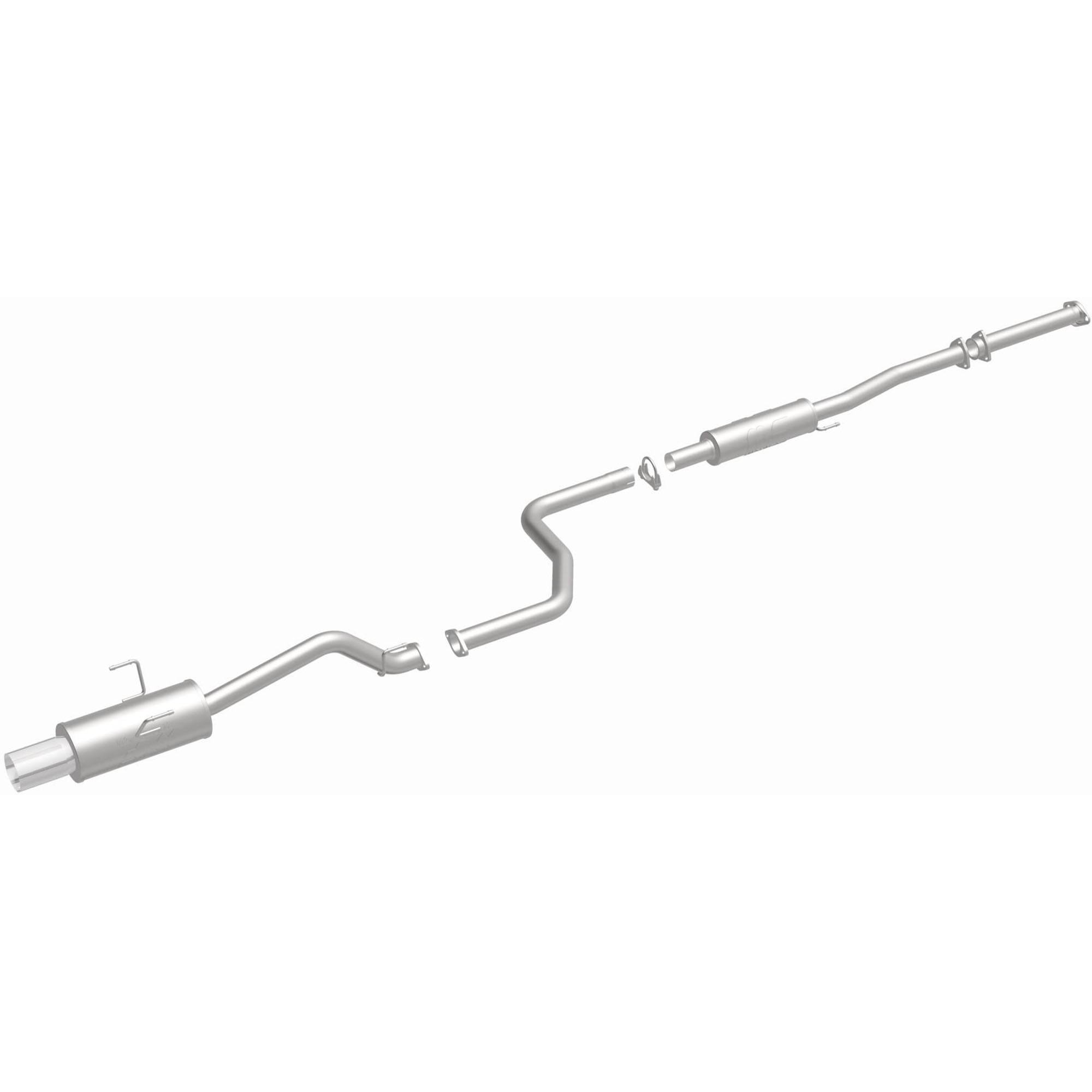 15646 Cat-Back Exhaust System, 1.6L, 4Cyl, Made of Stainless Steel, Street Series - Image 3
