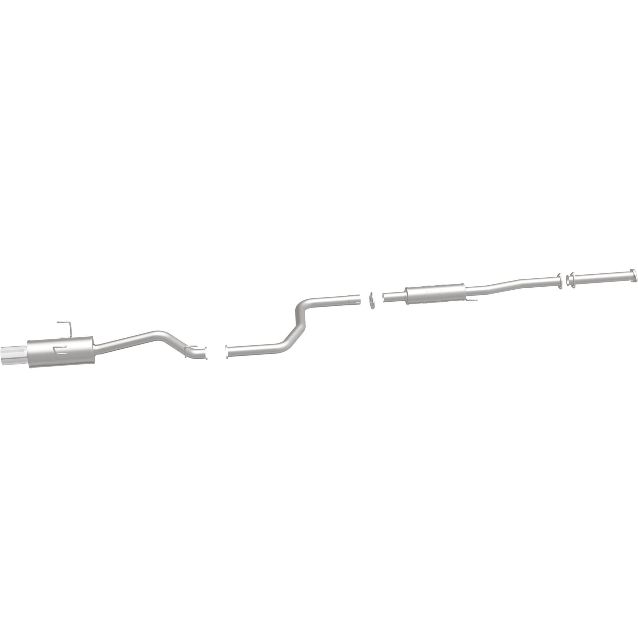 15646 Cat-Back Exhaust System, 1.6L, 4Cyl, Made of Stainless Steel, Street Series - Image 4