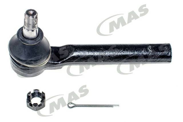 MAS Industries Black Front Outer Steering Tie Rod End | TO72025