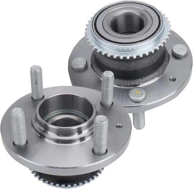 MAYASAF SET:2 REAR Wheel Hub Bearings For 2002-2007 Mitsubishi Lancer ES ABS