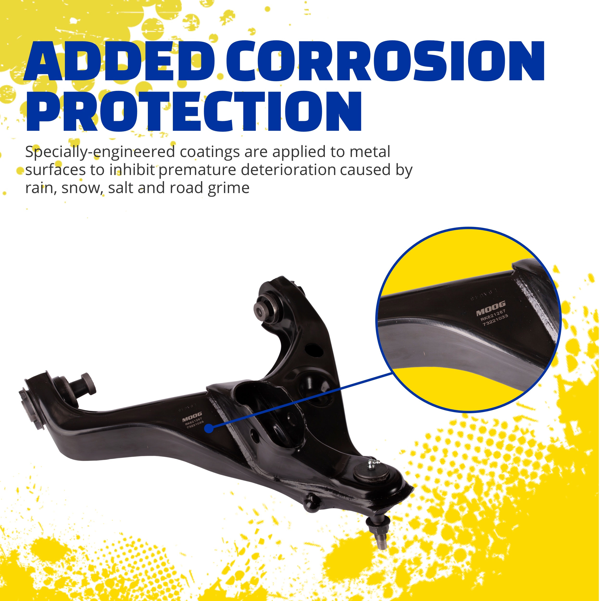 RK643589 Rear, Driver Side, Lower, Rearward Control Arm - Image 3
