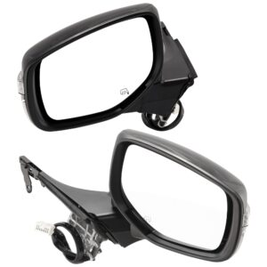 Mirror, Power Adjust, Heated, Manual Folding, Paintable, In-housing Signal Light, No Memory, No Puddle Light, No Auto-Dim, No Blind Spot Feature