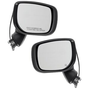 Mirror, Power Adjust, Heated, Manual Folding, Paintable, No Signal Light, No Memory, No Puddle Light, No Auto-Dim, Driver Side-With Blind Spot Light in Housing/Passenger Side-No...