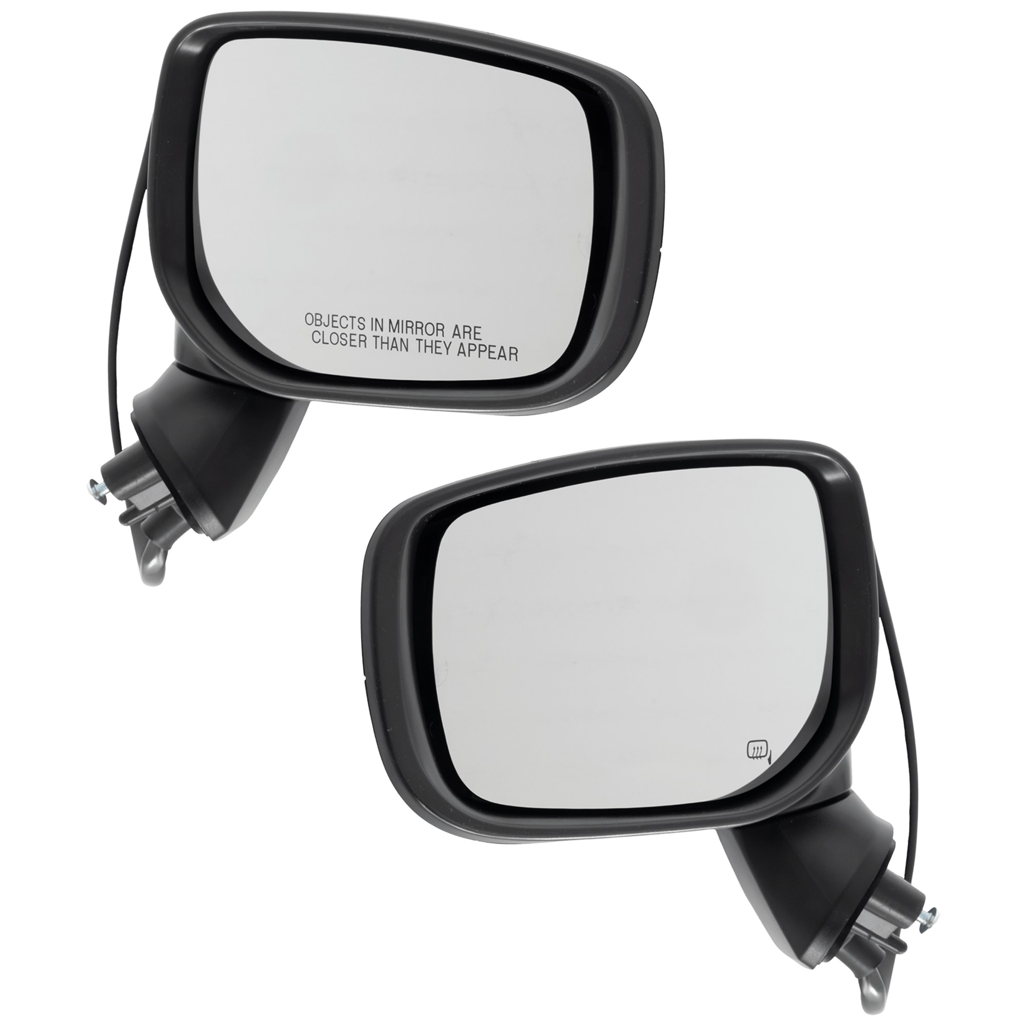 Mirror, Power Adjust, Heated, Manual Folding, Paintable, No Signal Light, No Memory, No Puddle Light, No Auto-Dim, Driver Side-With Blind Spot Light in Housing/Passenger Side-No...