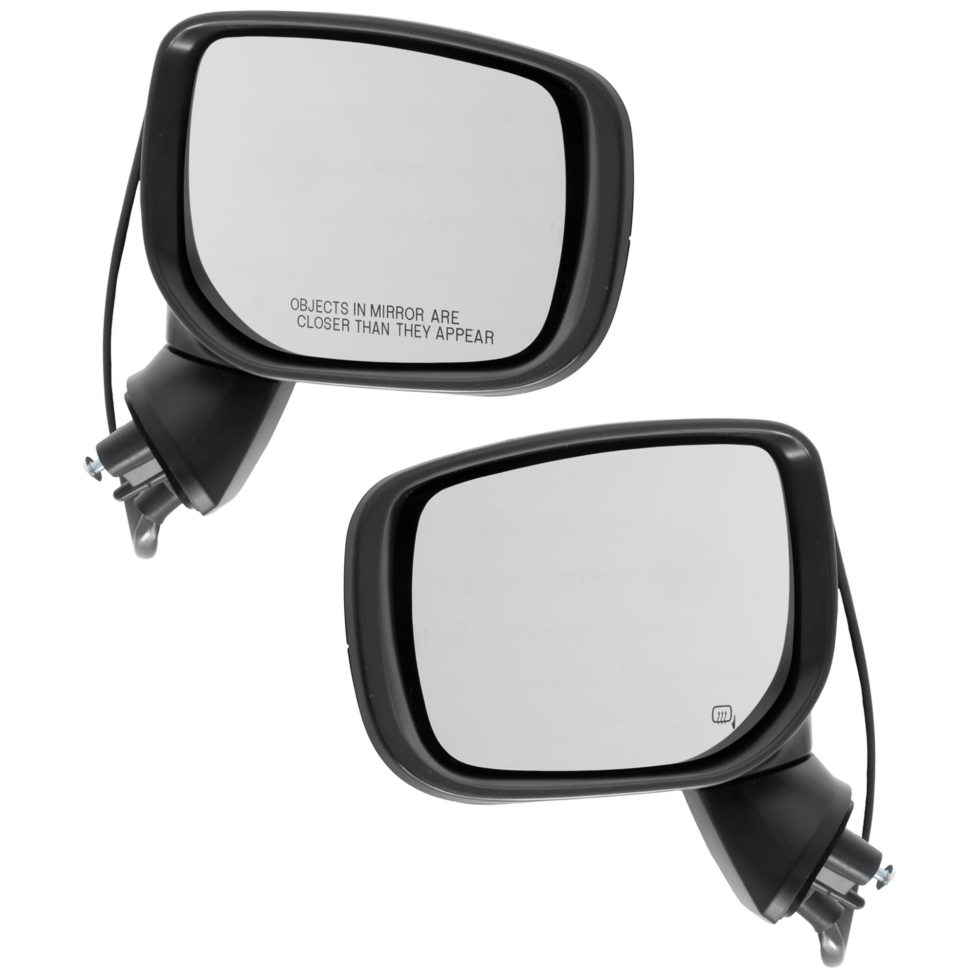 Mirror, Power Adjust, Heated, Manual Folding, Paintable, No Signal Light, No Memory, No Puddle Light, No Auto-Dim, Driver Side-With Blind Spot Light in Housing/Passenger Side-No...