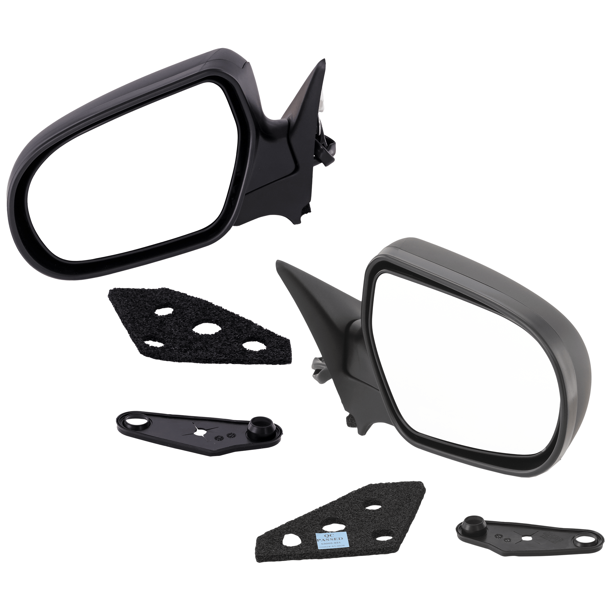 Mirror, Power Adjust, Non-Heated, Manual Folding, Paintable, No Signal Light, No Memory, No Puddle Light, No Auto-Dim, No Blind Spot Feature