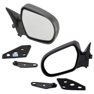 Mirror, Power Adjust, Non-Heated, Manual Folding, Paintable, No Signal Light, No Memory, No Puddle Light, No Auto-Dim, No Blind Spot Feature