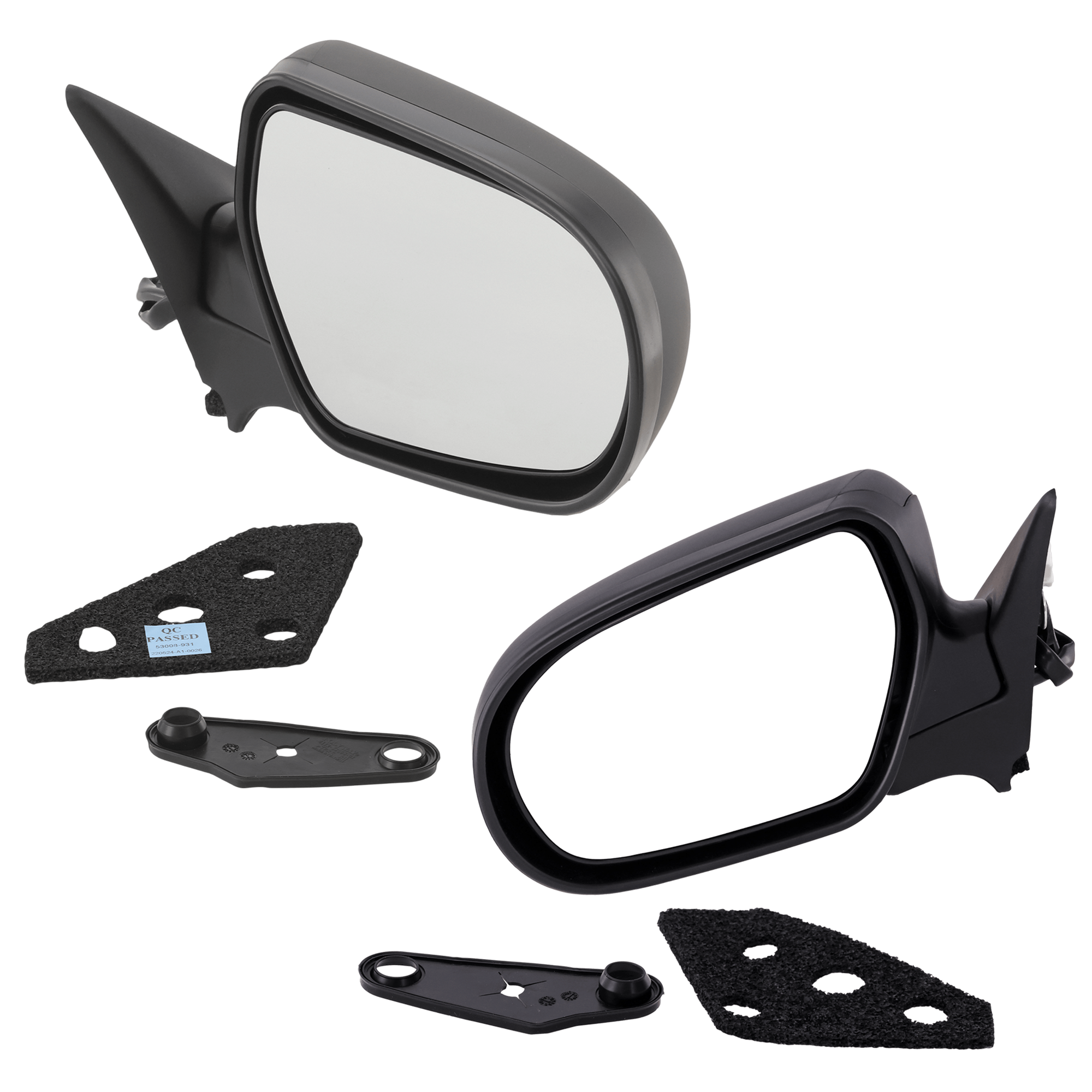 Mirror, Power Adjust, Non-Heated, Manual Folding, Paintable, No Signal Light, No Memory, No Puddle Light, No Auto-Dim, No Blind Spot Feature
