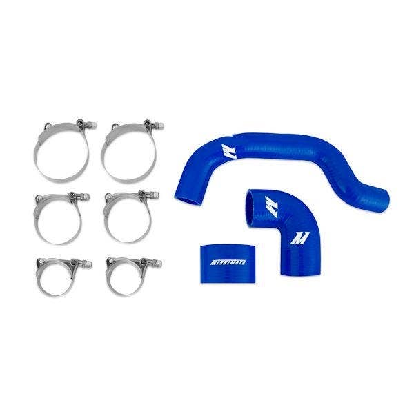 Mishimoto Blue Intercooler Hose for a Subaru Impreza | MMHOSE-SUB-INT4BL