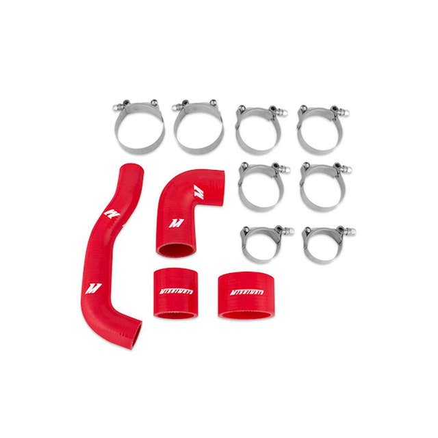 Mishimoto Red Intercooler Hose for a Subaru Impreza | MMHOSE-SUBJ-INT4RD