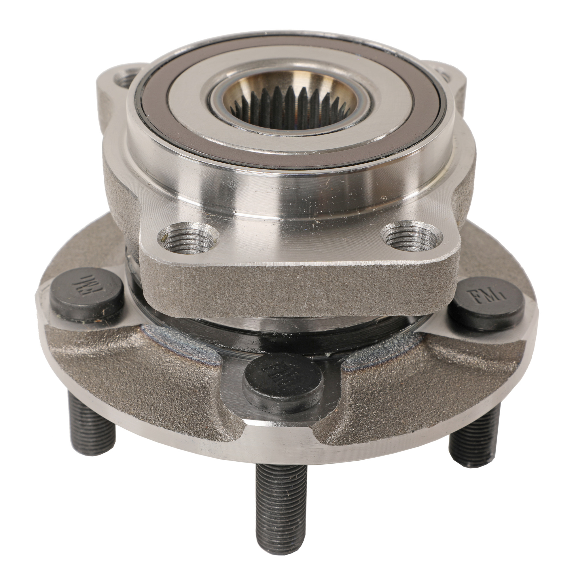 513303 Front, Driver or Passenger Side Wheel Hub, 5 Lugs, With Bearing, Problem Solver Series