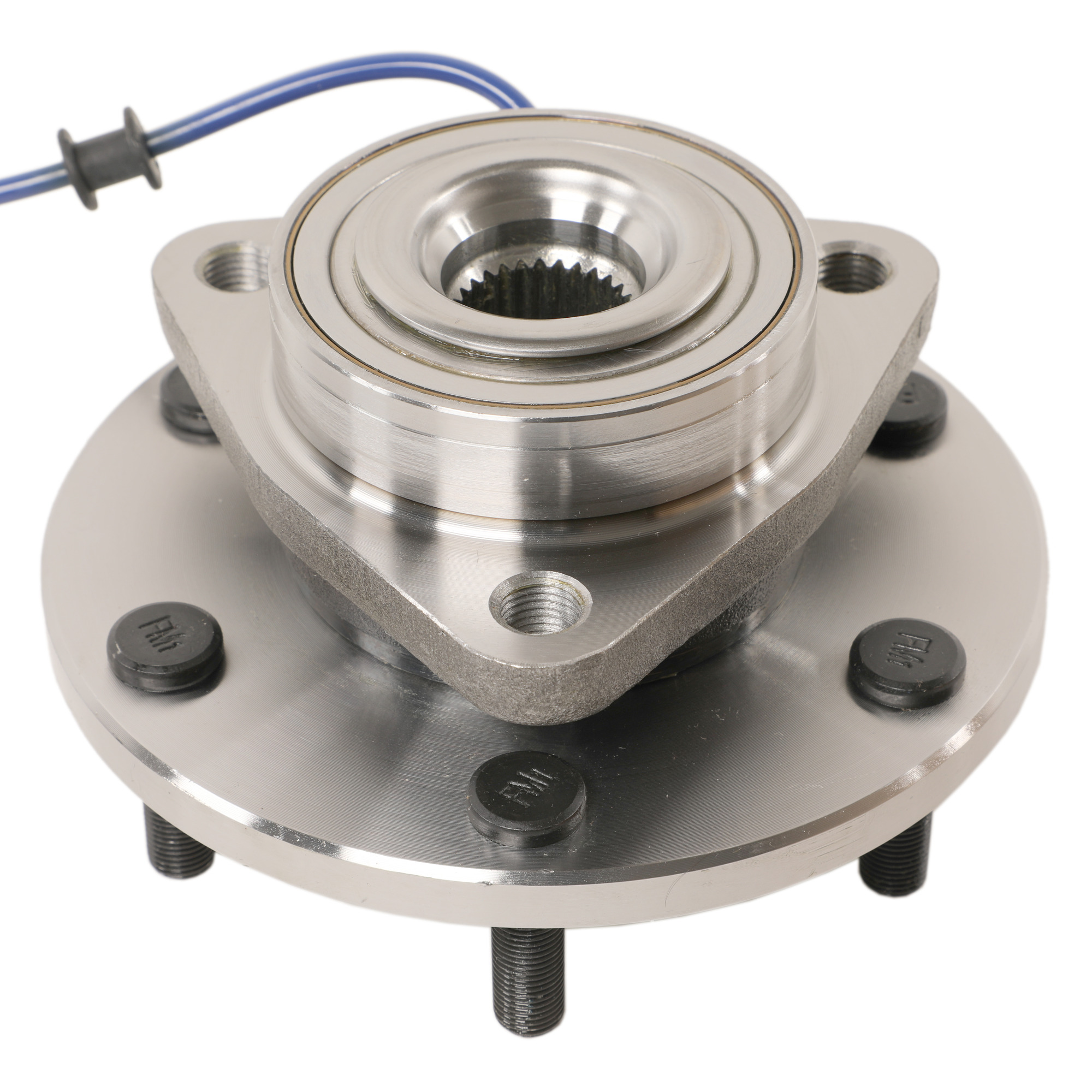 515066 Front, Driver or Passenger Side Wheel Hub, 6 Lugs, With Bearing, Problem Solver Series