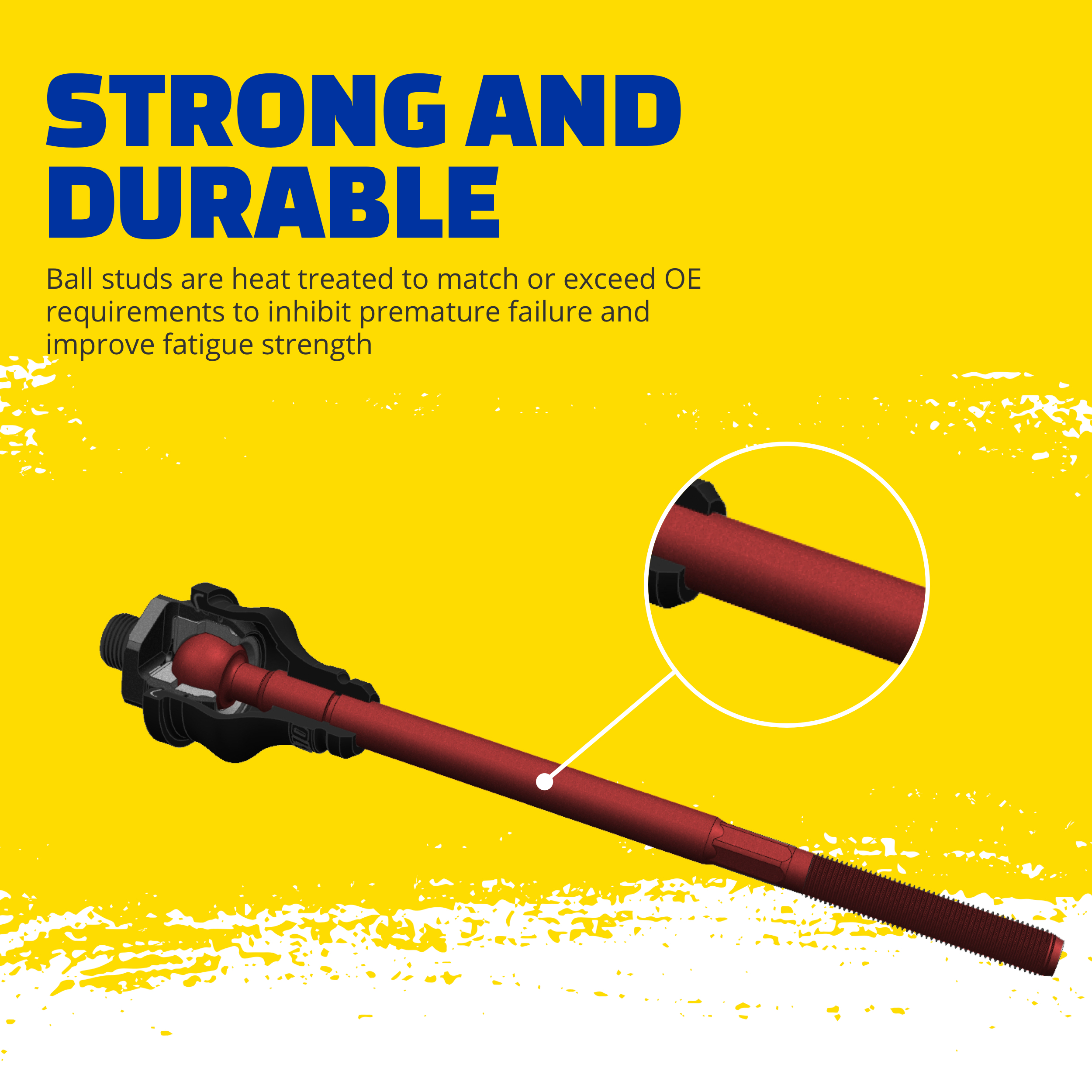 EV800323 Front, Driver or Passenger Side, Inner Tie Rod End, 1.3L/2.0L Engines, Si/Hybrid Models - Image 4