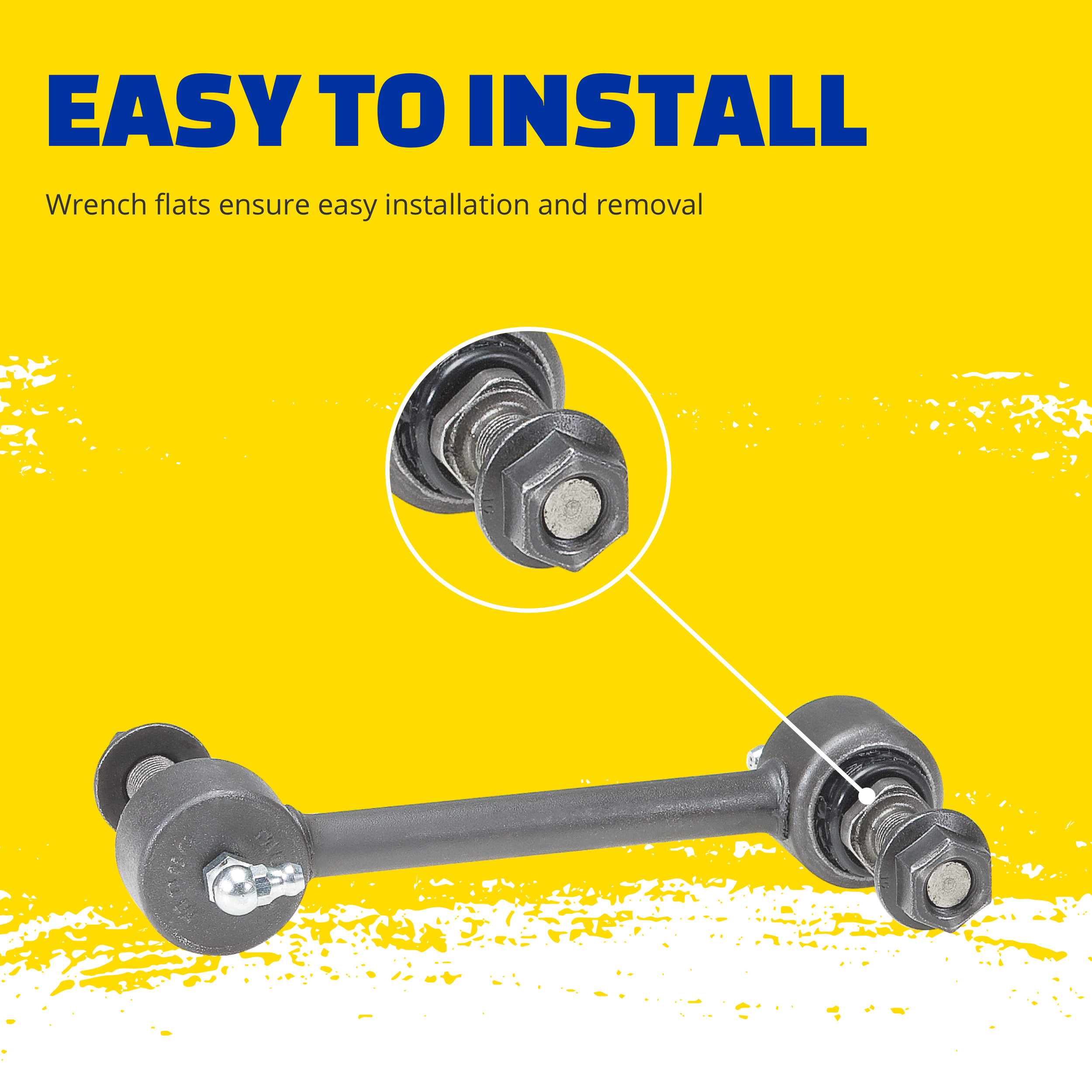 K80769 Front, Driver Side Sway Bar Link, Problem Solver Series - Image 3