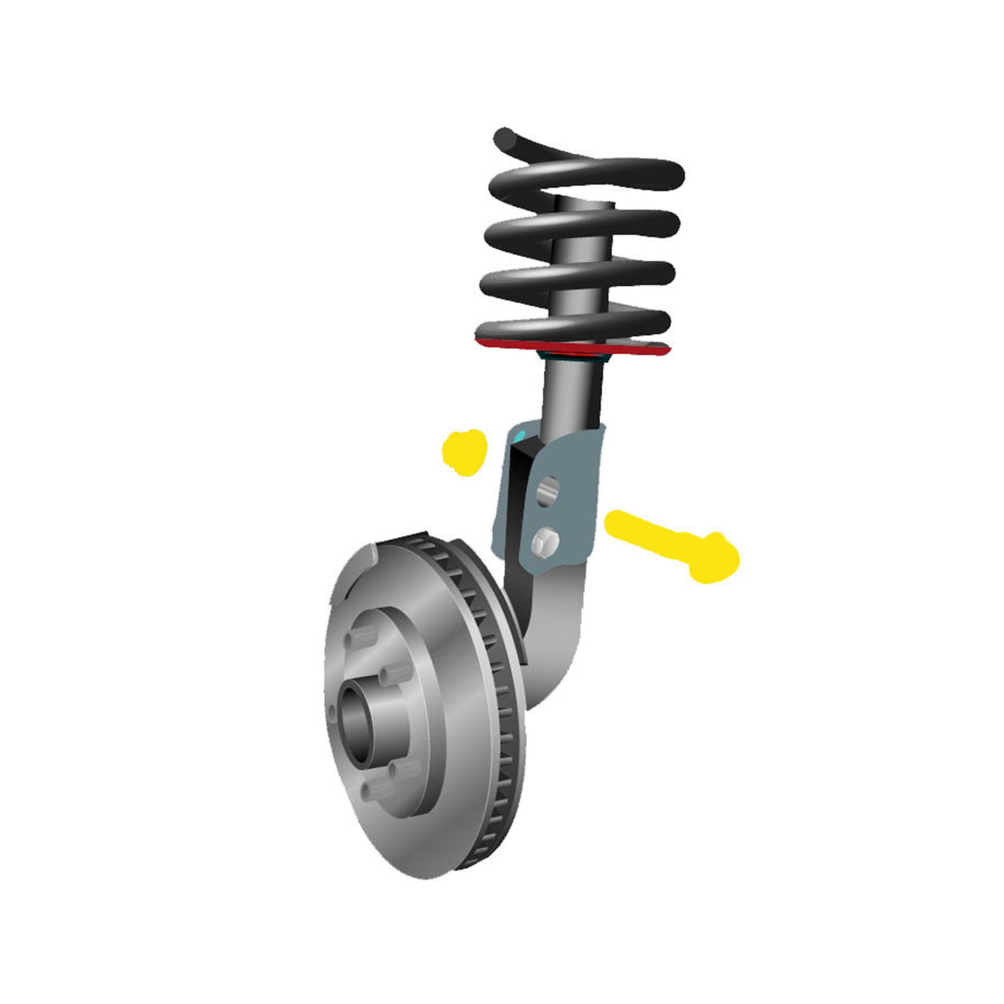 K90476 Problem Solver Series Camber and Alignment Kit - Camber Bolt, Direct Fit - Image 2