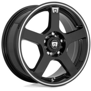 MR11677031340 Aluminum Black Wheel, 17 in. X 7 in., 5 x 4.5 in. Bolt Pattern