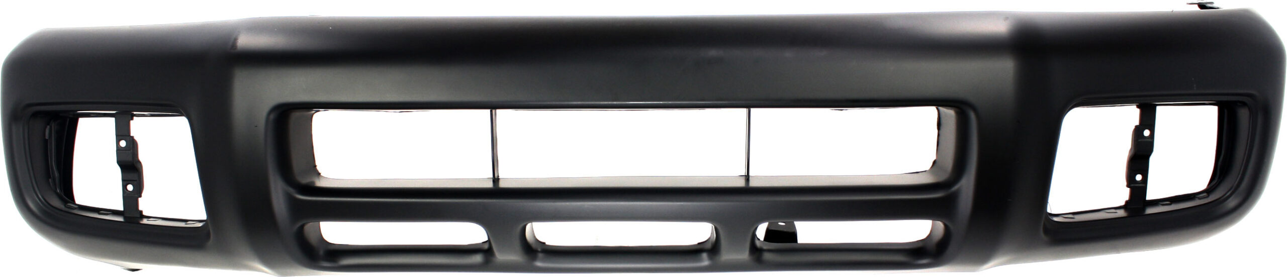 Front Primed Bumper Cover, With Fog Light Holes, Without parking aid sensor holes, With tow hook hole