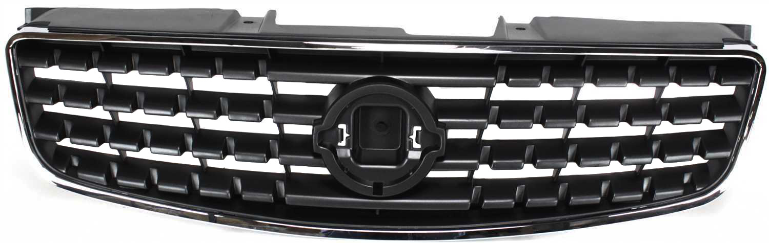 Grille Assembly, Chrome Shell with Painted Dark Gray Insert