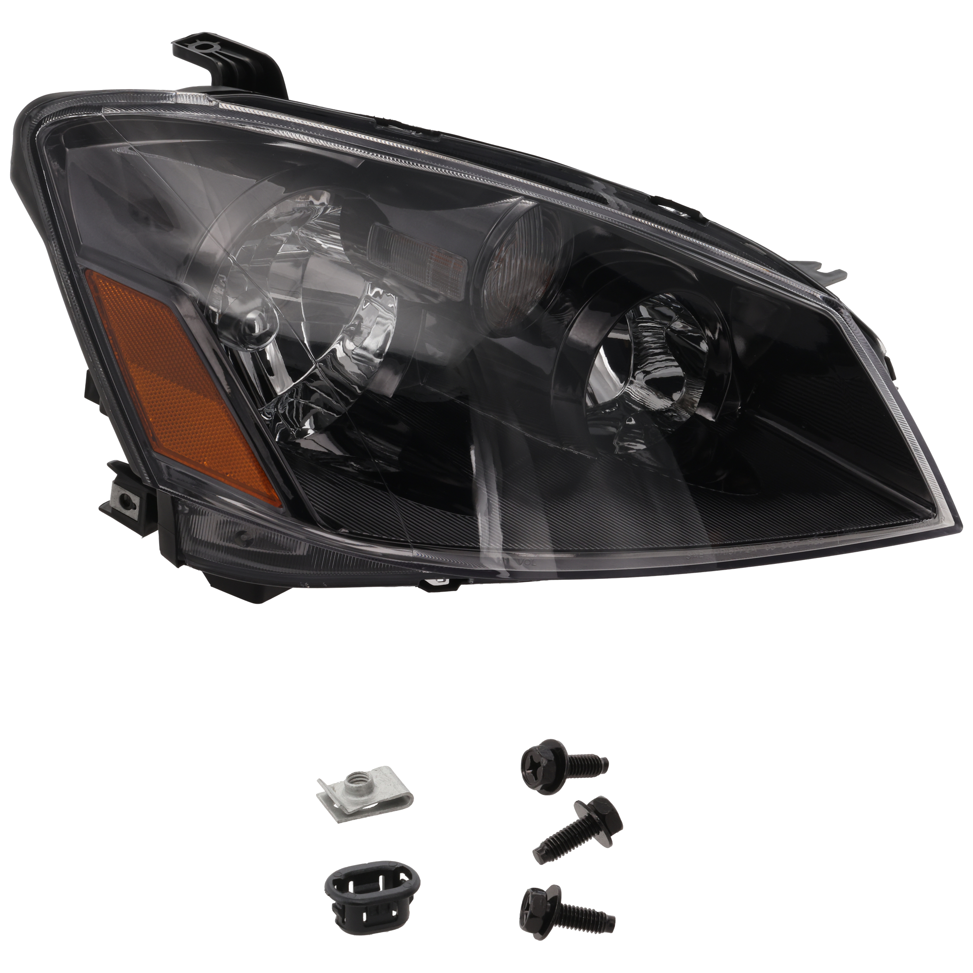 Passenger Side Headlight, with bulb, Halogen, Sedan - Image 2