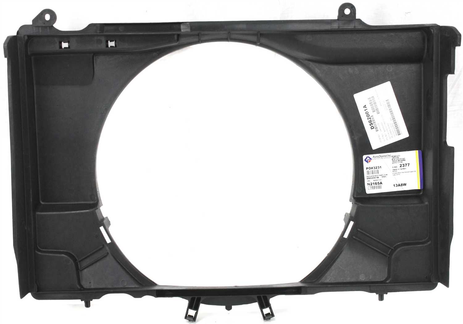 Upper Fan Shroud, 4 Cyl., 2.4L Engine, Fits Radiator Fan