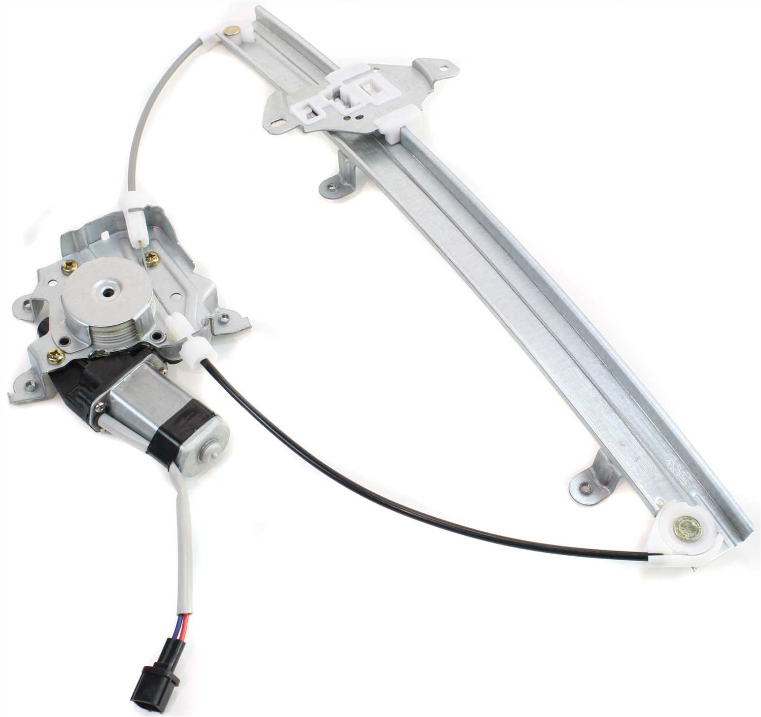 Front, Passenger Side Window Regulator Power, with Motor, 2-pin plug - Image 2