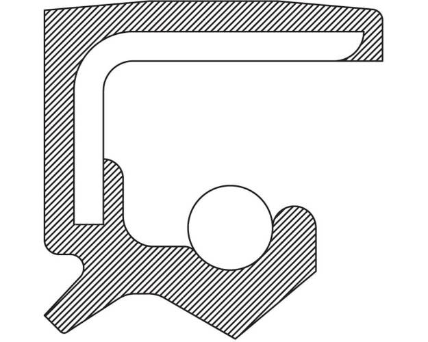 National Bearings Power Steering Pump Shaft Seal | 710156