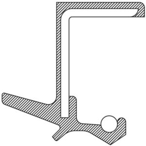 National Bearings Rear Outer Wheel Seal | 710464