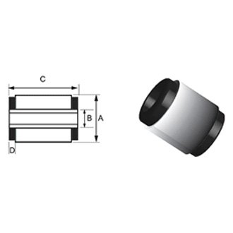 REV053.0018 Rear Control Arm Bushing, Set of 4 - Image 2