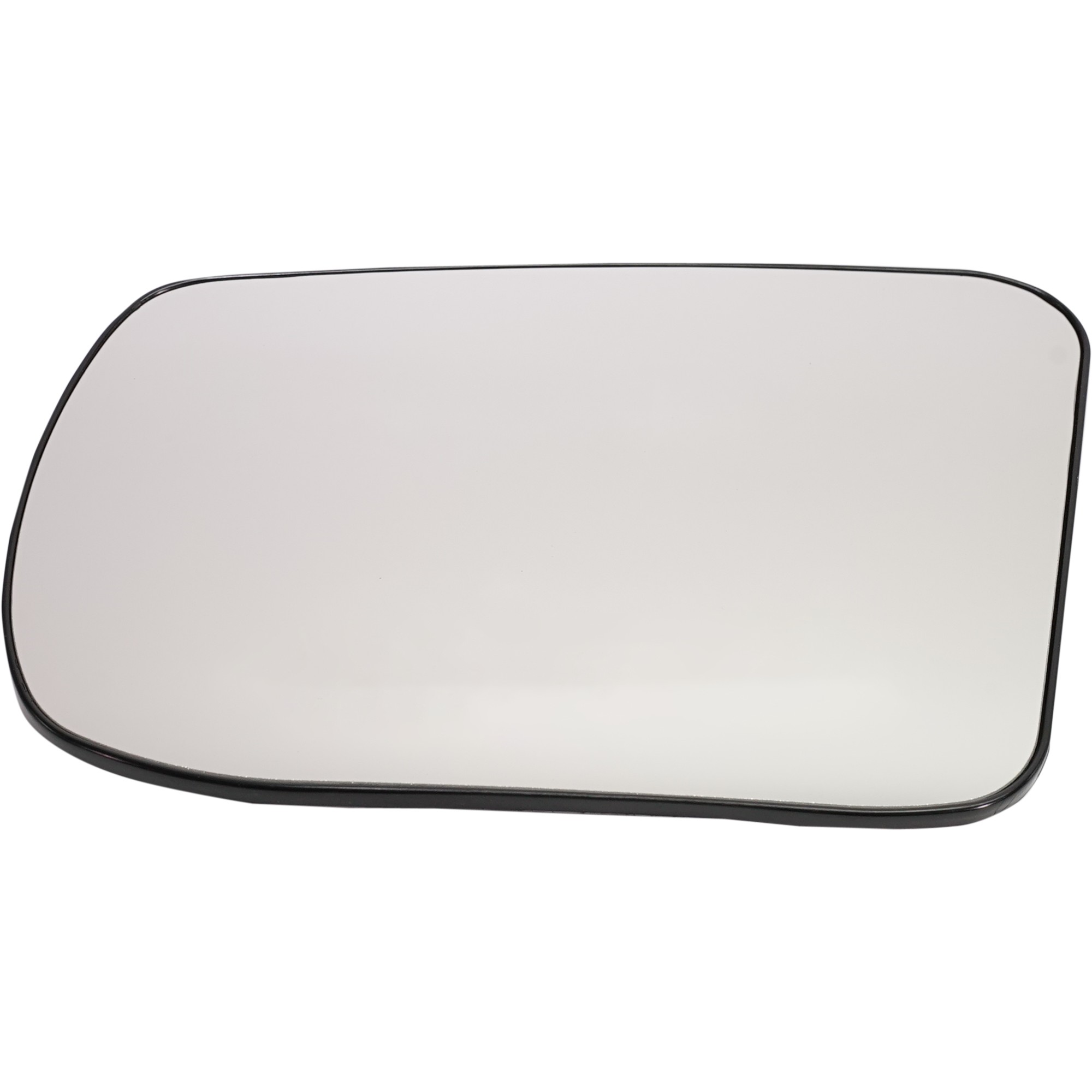 Driver Side Mirror Glass, Non-Heated, No Blind Spot Feature, Backing Plate Included