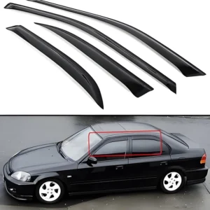 OEM HONDA CIVIC Sedan 1996-2000 Window Visor Sun Rain Guards Wind Deflectors US