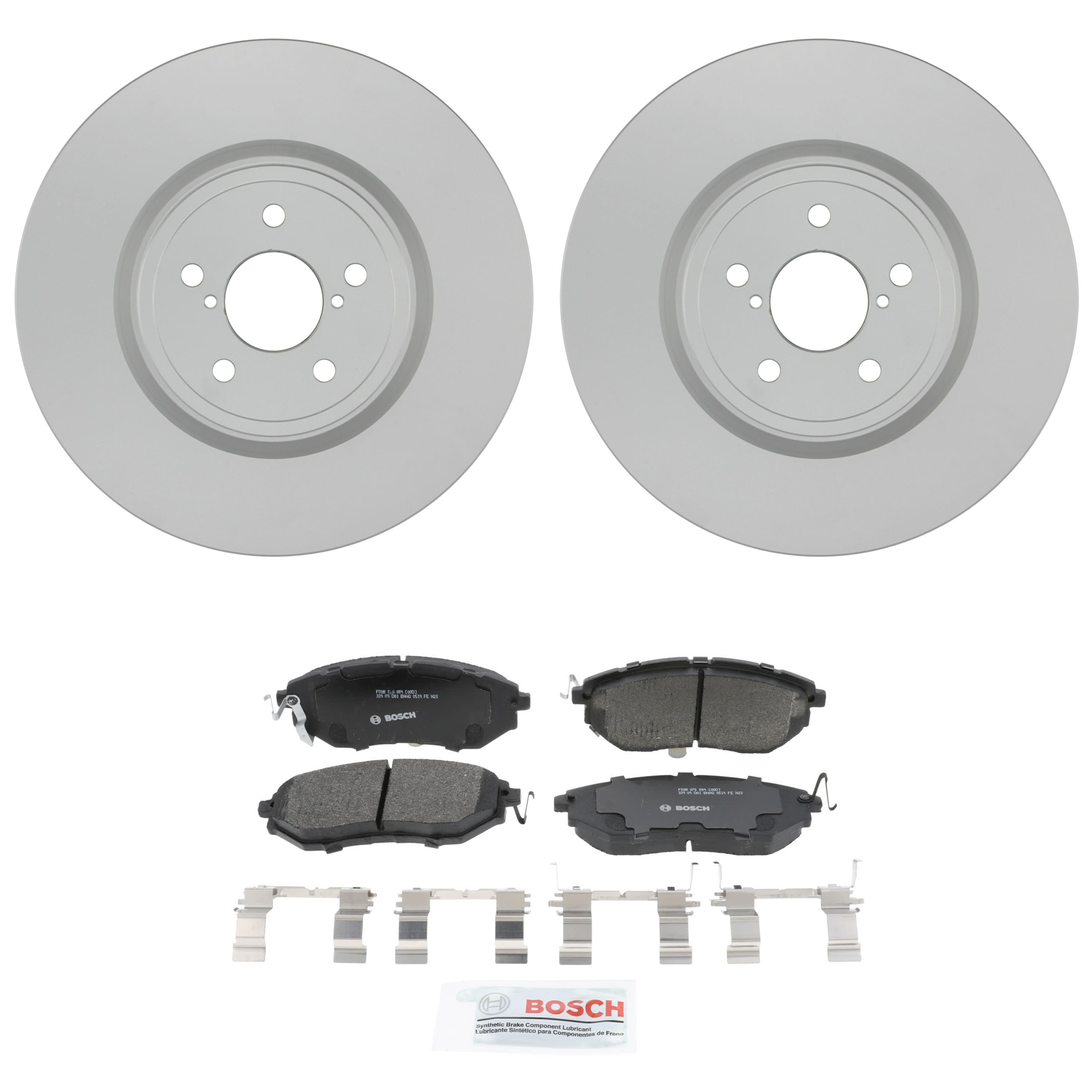 P1078481480 2-Wheel Set Front Brake Disc and Pad Kit, 315.8 mm QuietCast Series, Includes (1) Brake Pad Set and (2) Brake Disc