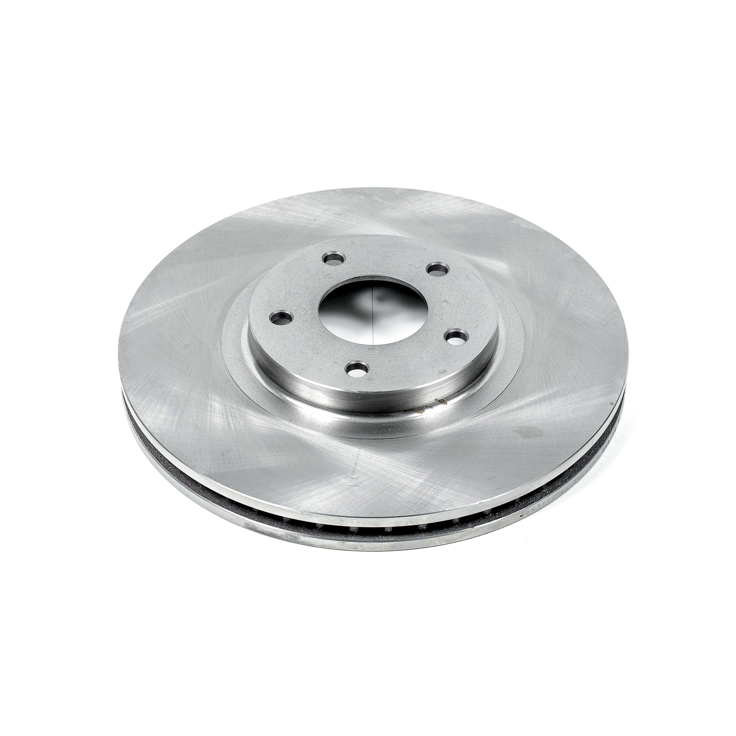 JBR1100 Front Brake Disc, Natural Finish, Plain Surface, Vented, 5 Lugs, 319 mm, Autospecialty By Powerstop