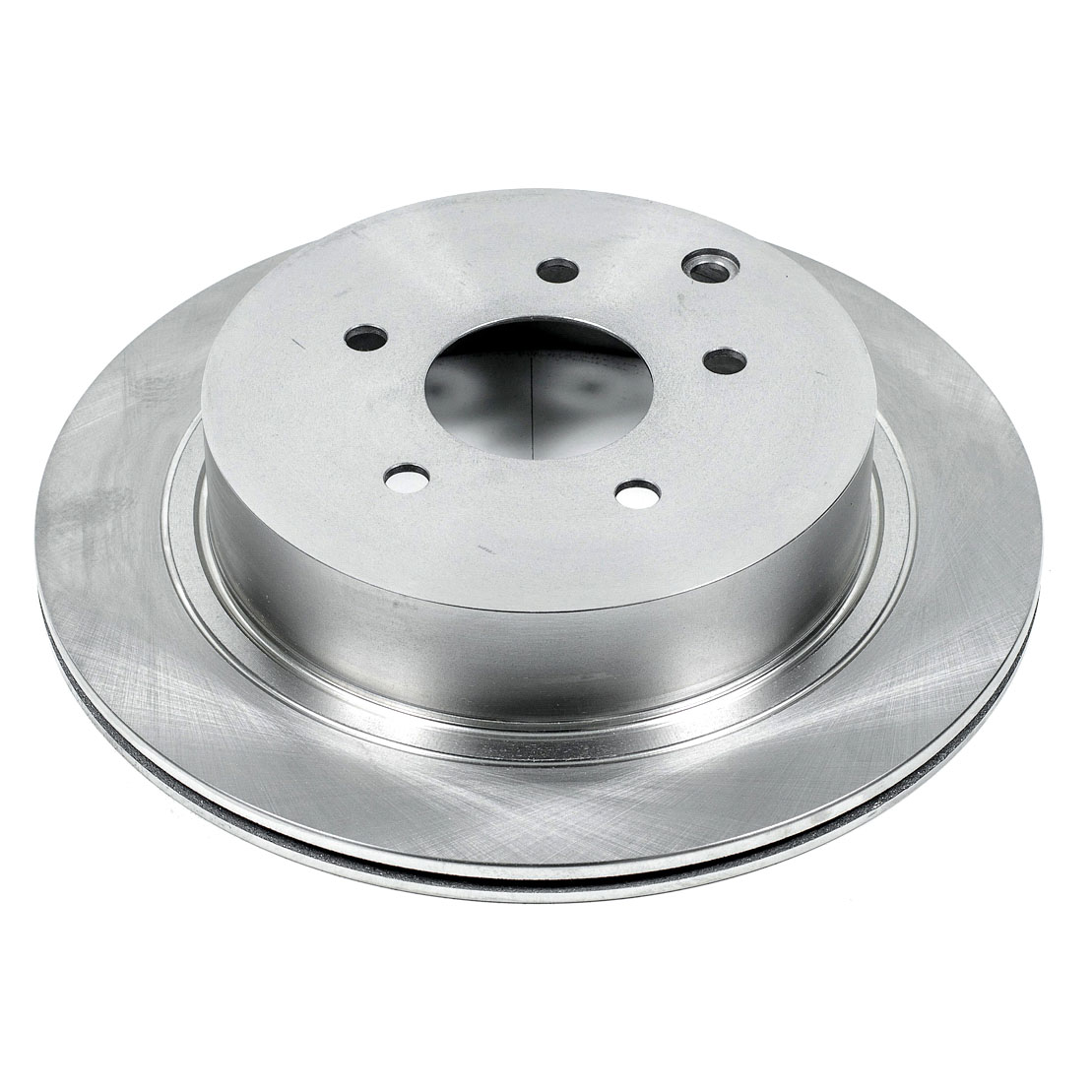 JBR981 Rear Brake Disc, Natural Finish, Plain Surface, Vented, 5 Lugs, Autospecialty By Powerstop
