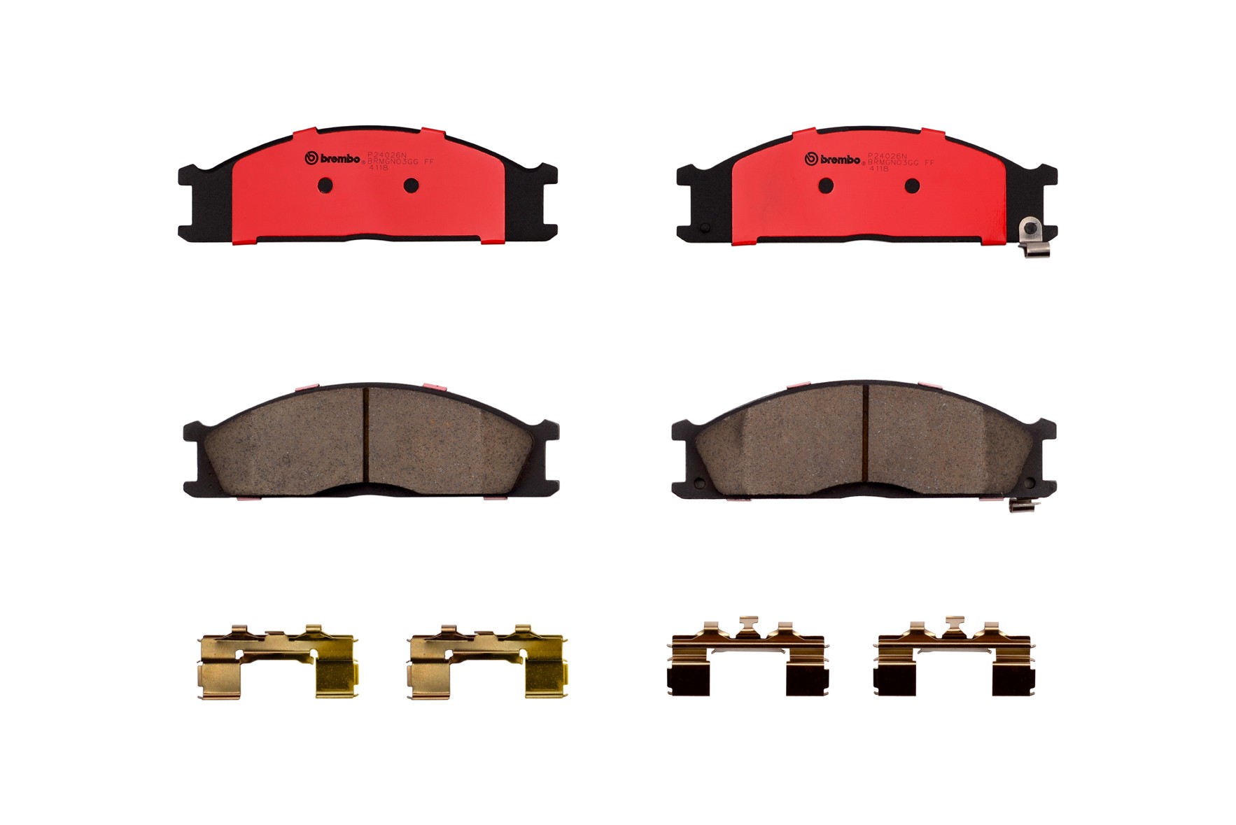 P24026N Front PRIME Series Ceramic Brake Pad Set