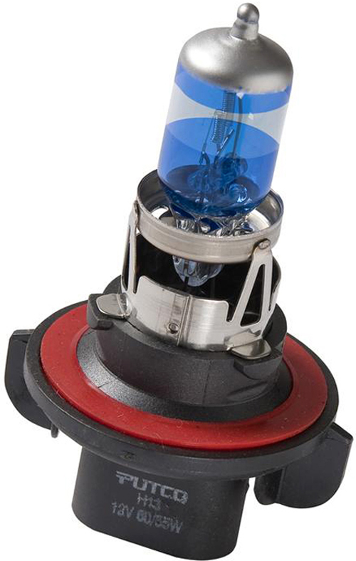 230013DW Pure Halogen Series Halogen H13 Headlight Bulb High and Low Beam, Set of 2