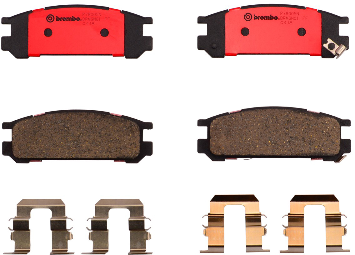 P78005N Rear PRIME Series Ceramic Brake Pad Set
