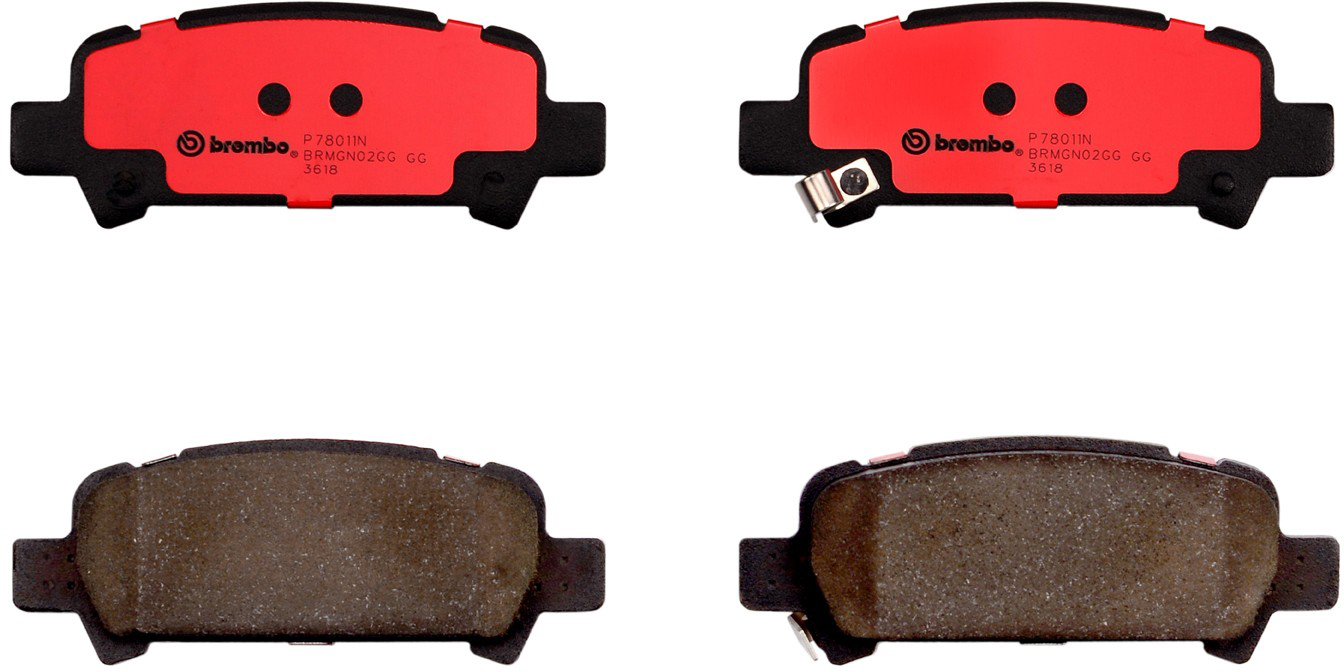 P78011N Rear PRIME Series Ceramic Brake Pad Set