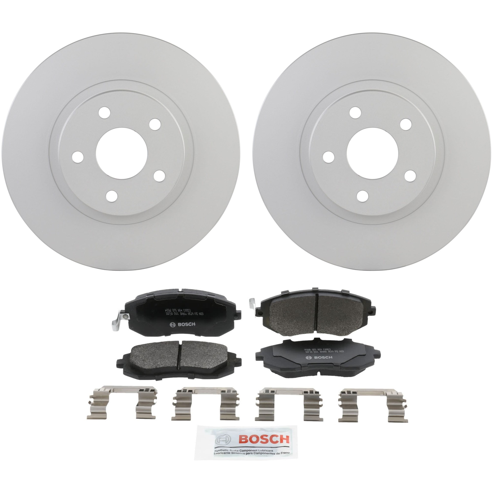 P929481208 2-Wheel Set Front Brake Disc and Pad Kit, 276.8 mm QuietCast Series, Includes (1) Brake Pad Set and (2) Brake Disc